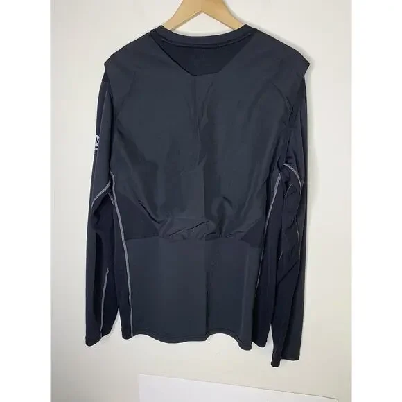 Merrell SelectWick Mens XL Long Sleeve Athletic Pullover Long Sleeve Black - Picture 2 of 8
